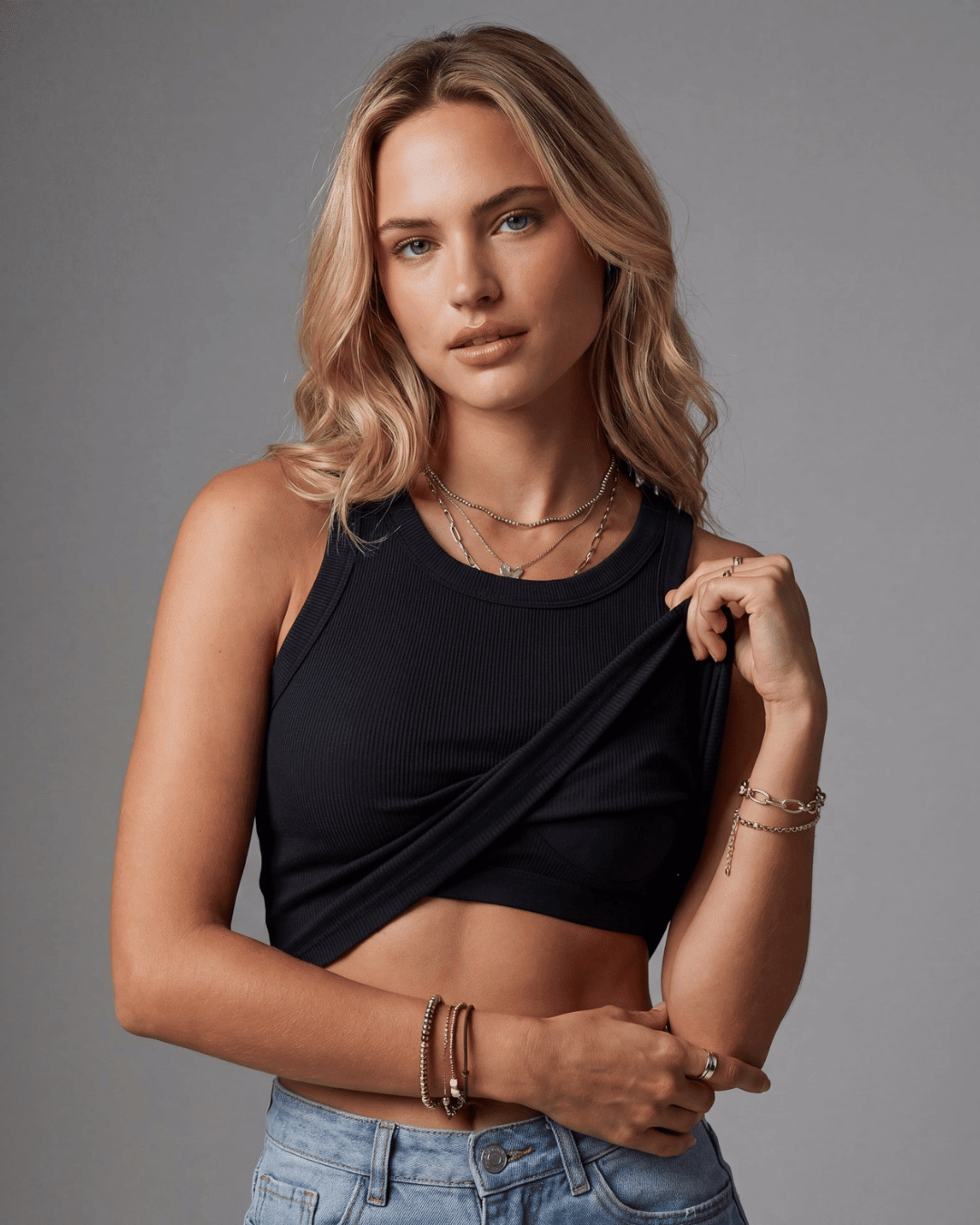 Easy Built-in-Bra Basic Top