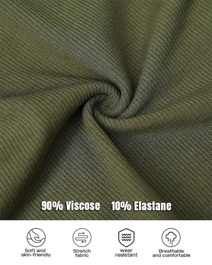 Easy Built-in-Bra Long Sleeve Top detail