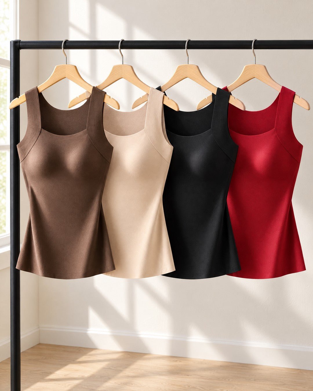 Easy Built-in-Bra Tank detail
