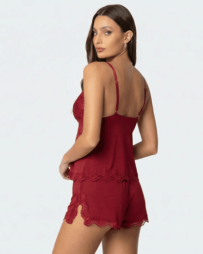 Midnight Kiss Lace Set