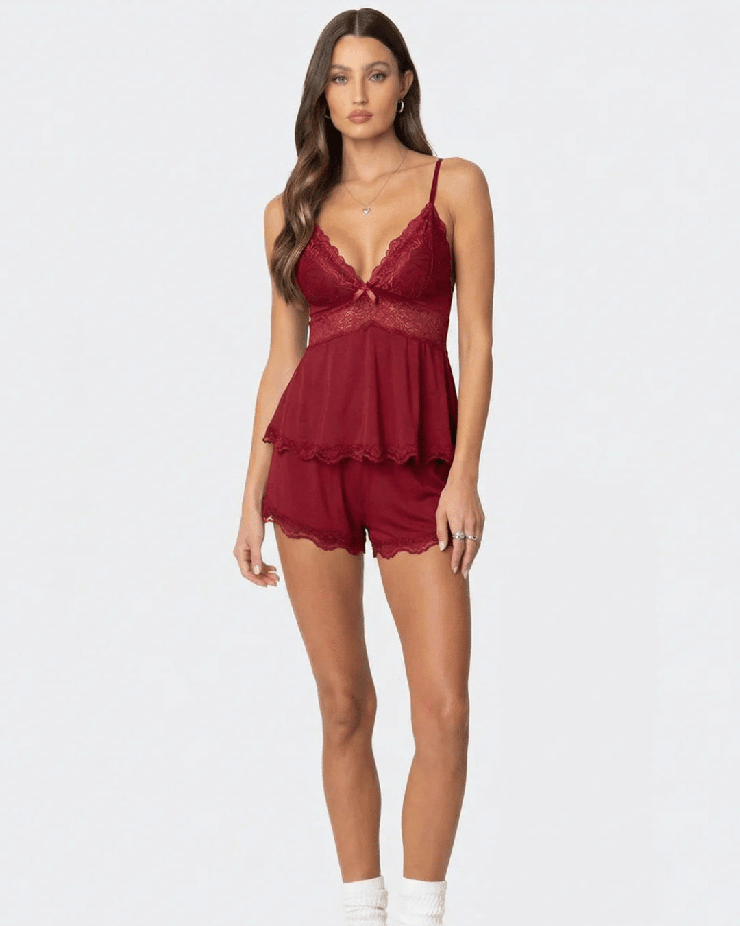 Midnight Kiss Lace Set